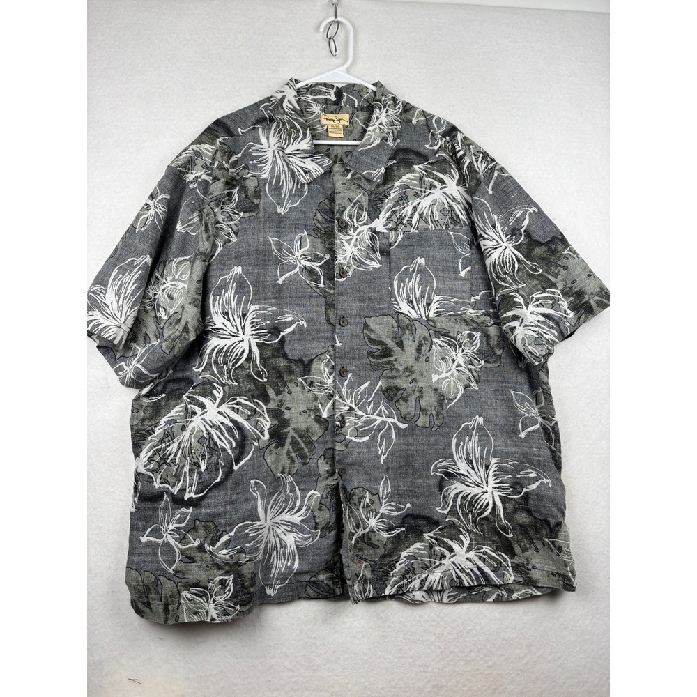 Panama Jack Shirt Mens 3XL Hawaiian Floral Tropical Button Down Relaxed